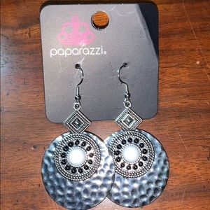 3/$10 black and white earrings